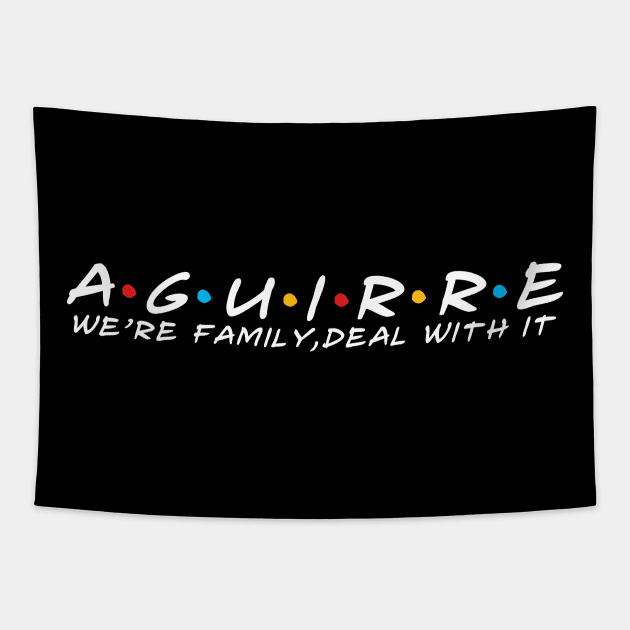 The Aguirre Family Aguirre Surname Aguirre Last name Tapestry by TeeLogic