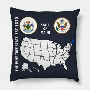 State of Maine Pillow