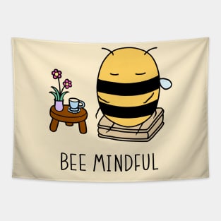 Bee Mindful - Cream Tapestry