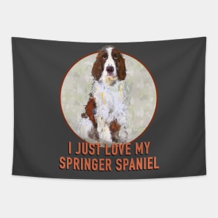 Springer Spaniel Love Tapestry