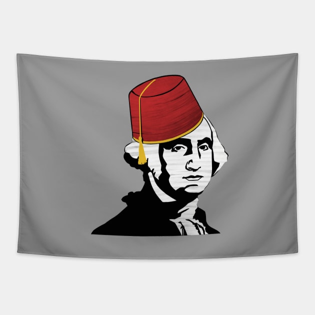 Fezident Washington Tapestry by LefTEE Designs