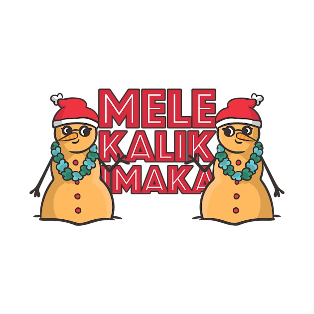 Mele Kalikimaka Sand Snowmen, Christmas in Hawaii by countrysideflowerwalls