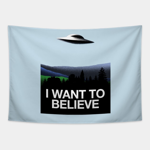 I Want to Believe Tapestry by JCD666