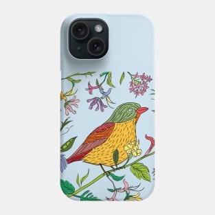 Hand Drawn Bird Spring Phone Case