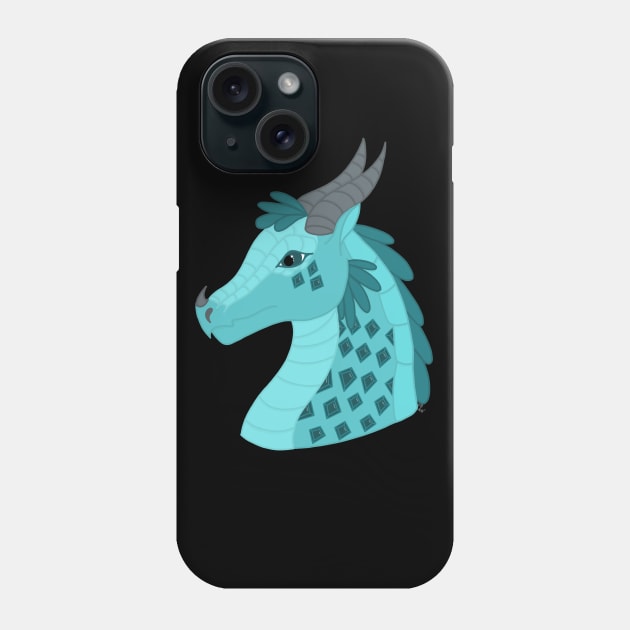 Blue Ice Dragon Phone Case by cenglishdesigns