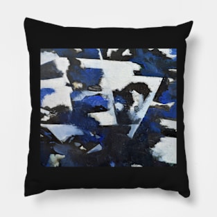 Blue Composition Pillow