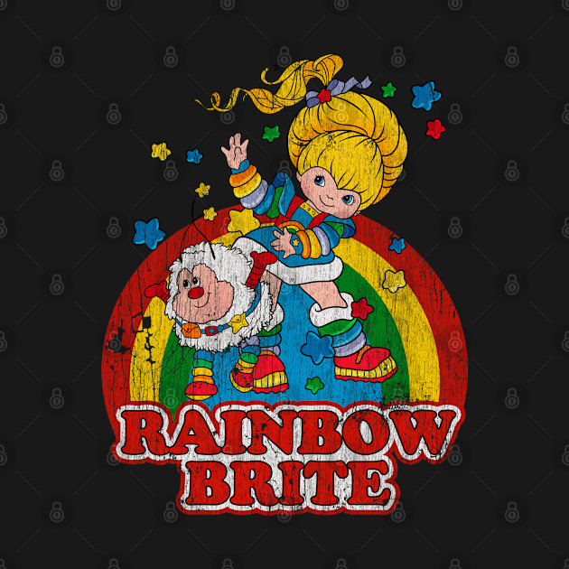 Distressed Rainbow Brite - Rainbow Brite - T-Shirt