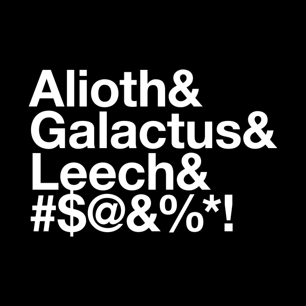 Marvel Snap Alioth, Galactus, Leech, Rage by PhrawstyTees