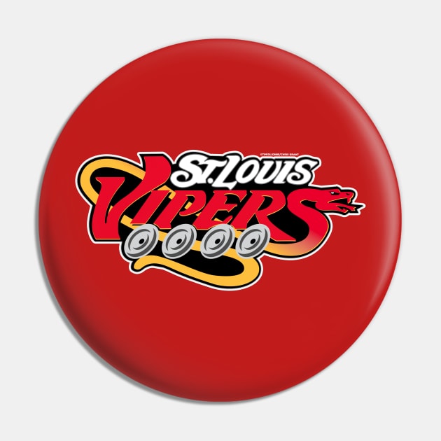 St. Louis Vipers Logo - Nostalgia RHL - 90s Pin by timidlion