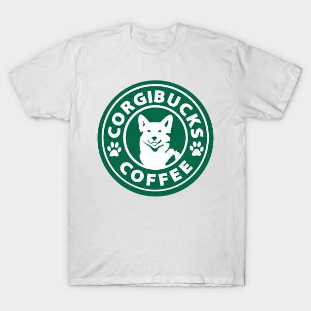 Discover Corgibucks Coffee - Starbucks - T-Shirt