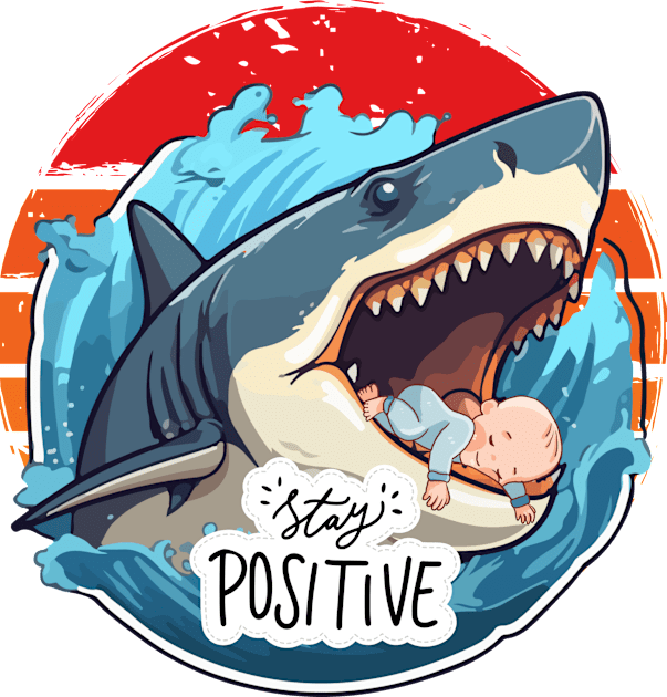 Stay Positive! Kids T-Shirt by ibra4work