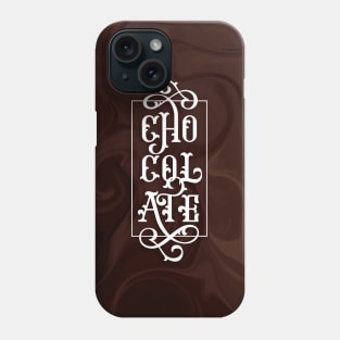 Chocolate Letters Phone Case