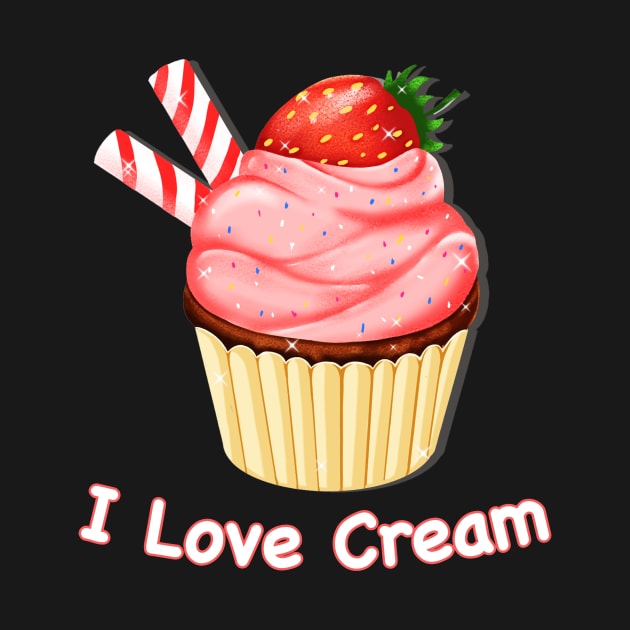 I Love Cream by  Chirido_Bin