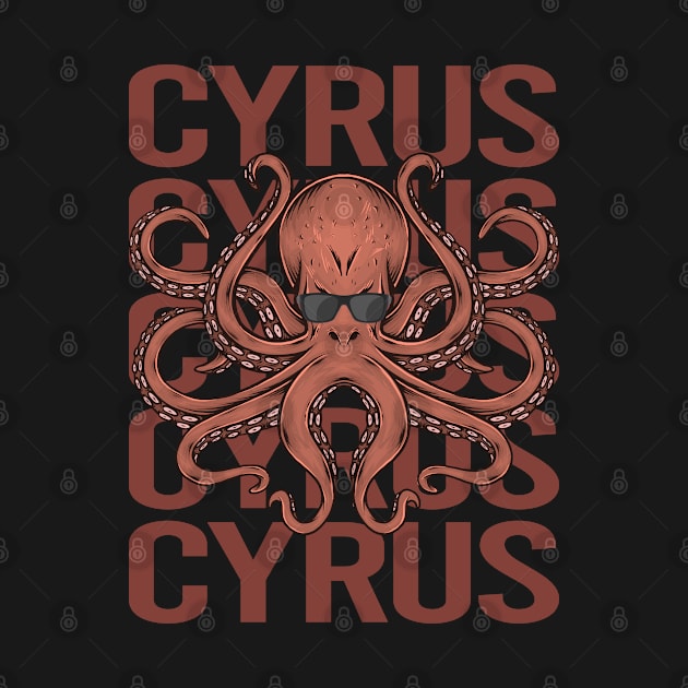 Cool Octopus - Cyrus Name by Atlas Skate