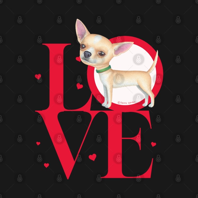 Chihuahua Love by Danny Gordon Art