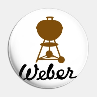 Grill Giants Weber Classic Vintage Brown Kettle Pin