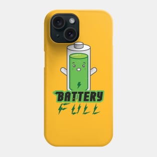 Battery Full Phone Case