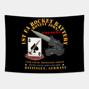 1st FA Rocket Battery (HJ) - 72nd FA GP - Kitzingen Ge w  HJ Wpn Tapestry