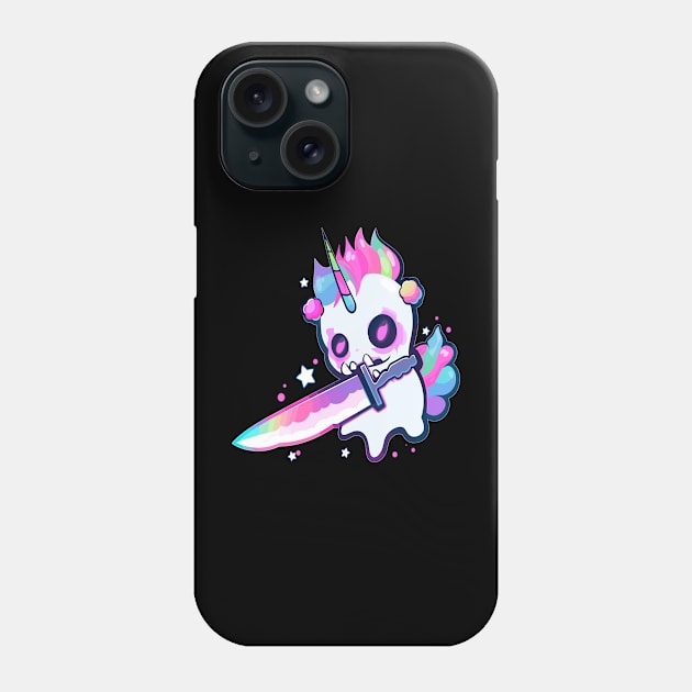 Rainbow Party Unicorn EDM Festival Rave Phone Case by QQdesigns