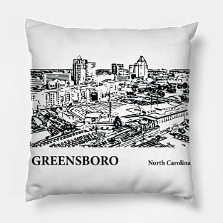 Greensboro - North Carolina Pillow