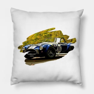 Cobra Action Art Splash Print Pillow