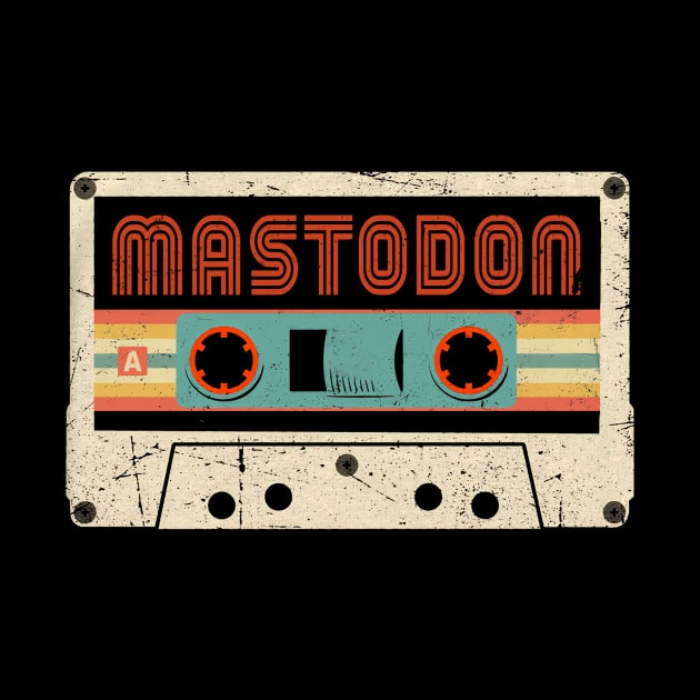 Great Gift Mastodon For Name Retro Styles Color 70s 80s 90s by Gorilla Animal