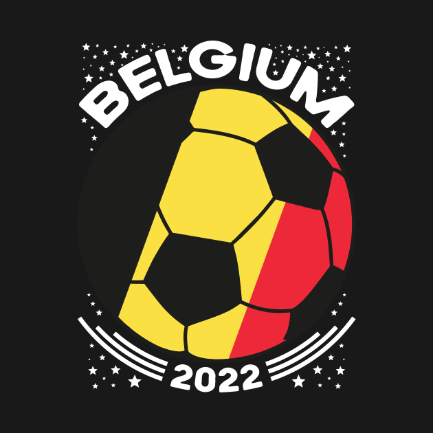 Belgium Flag Soccer Football Team by mcoshop