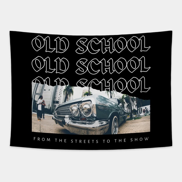 Old School Lowrider 63 Impala Tapestry by Rdxart