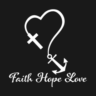 Cross Heart Anchor T-Shirt