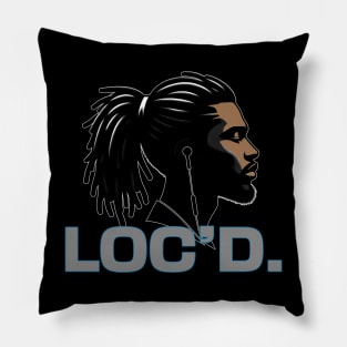 Black Man Locs Loc'd Pillow