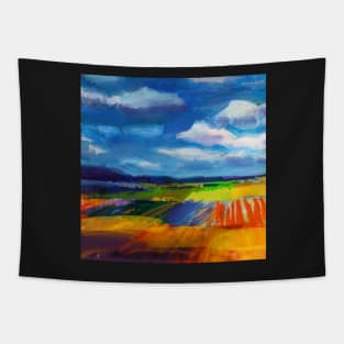 Fields and Clouds Tapestry
