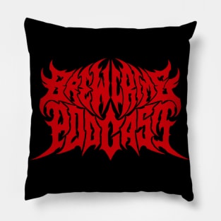 Brew Crime Metal (Red) Pillow