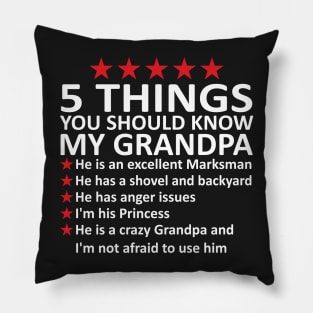 5 things you should know about my grandpa Pillow