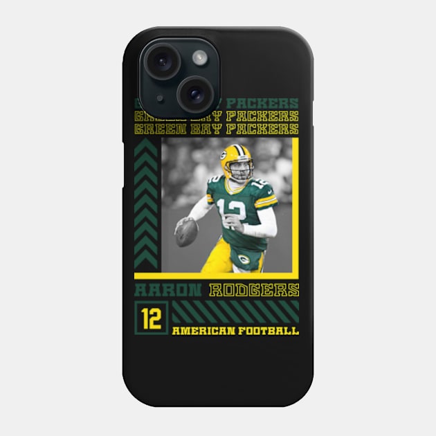 AARON RODGERS Phone Case by hackercyberattackactivity