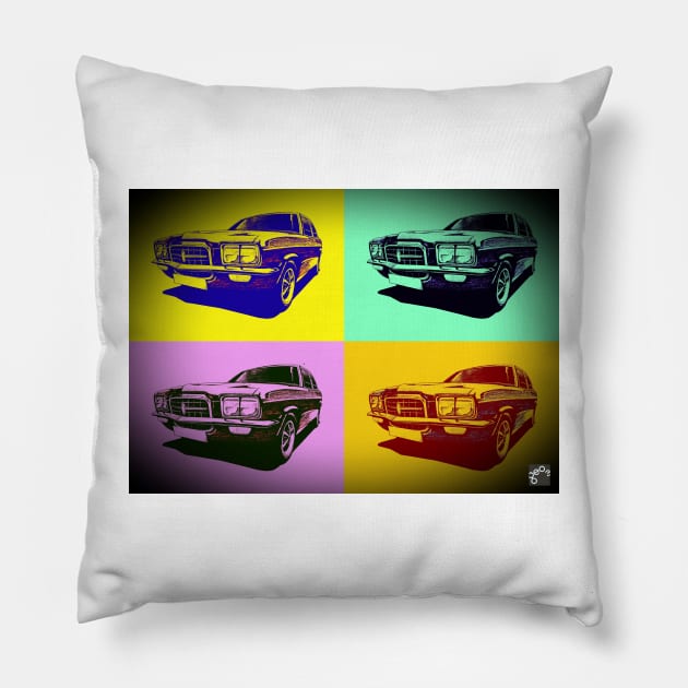 Geo3Doodles VX490 Pop t'art doodle Pillow by Geo3doodles