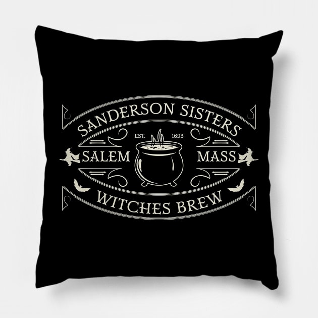 Sanderson Sister Brewing Co. Pillow by lakokakr