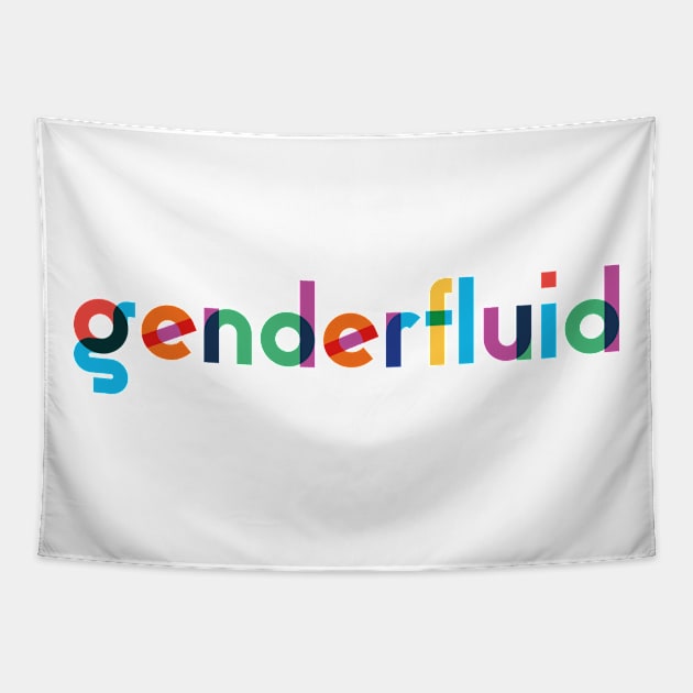 GENDERFLUID LGBTIQ+ PRIDE COMMUNITY Tapestry by revolutionlove