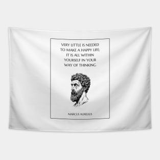 Marcus Aurelius Stoic Philosophy Tapestry