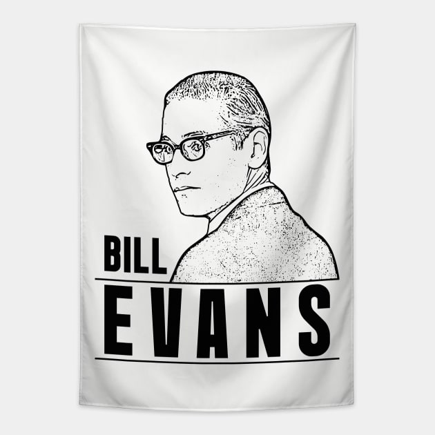 Bill Evans // Pianist Tapestry by Degiab