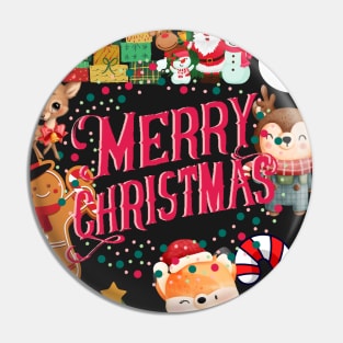 Ugly Christmas Tshirt - Merry Christmas - A Collage of Christmas Images Pin