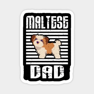 Maltese Dad Proud Dogs Magnet