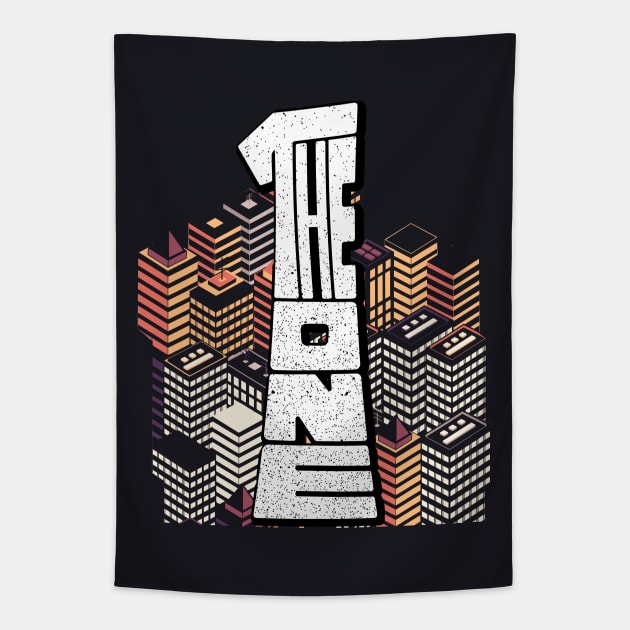 Over The City Graphic Tapestry by Dartees