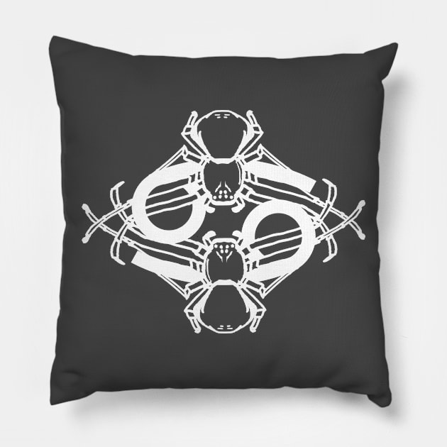 Zodiac Spiders : Cancer Pillow by Spiderluf