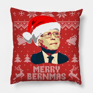 Bernie Sanders Merry Burnmas Pillow