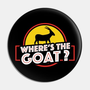 Where's the Goat? Jurassic Park Pin