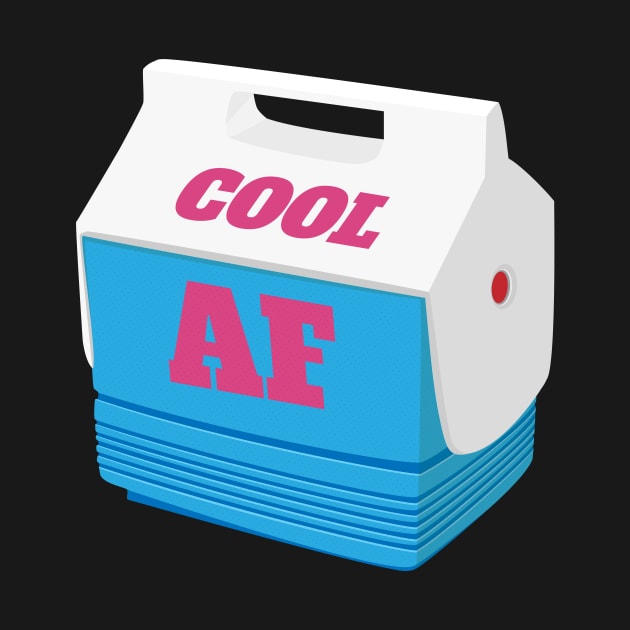 Cool AF Mini Cooler Ice Chest by Brobocop