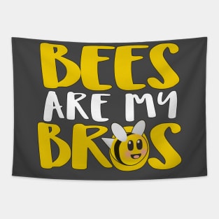 Bees Are My Bros Design Tapestry