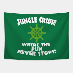 Jungle Cruise - Where the Pun Never Stops Tapestry