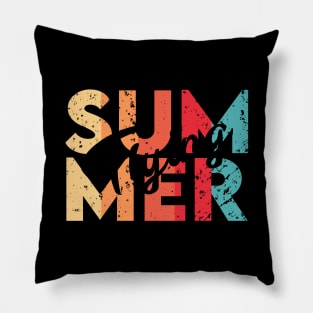 Summer Flying Grunge Pillow