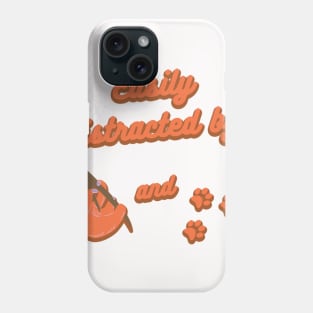 Easily distracted by sloths and dogs Phone Case